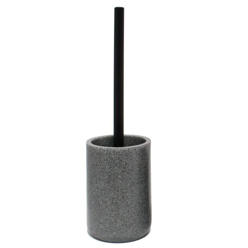 Brosse Wc Jasper Effet Granit - Gris Et Noir
