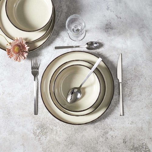 Service Vaiselle 12 Pièces Au Gres Du Temps - Beige