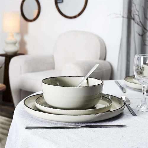 Service Vaiselle 12 Pièces Au Gres Du Temps - Beige