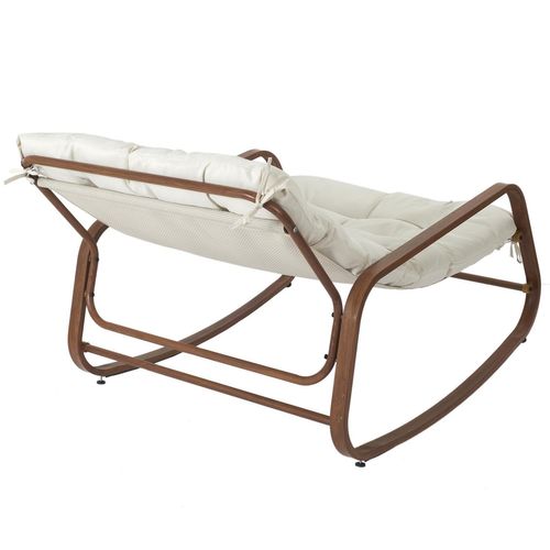 Fauteuil à Bascule Manda - Blanc