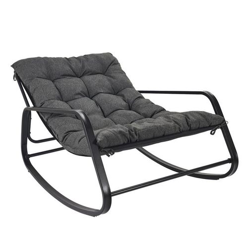 Fauteuil à Bascule Manda - Noir