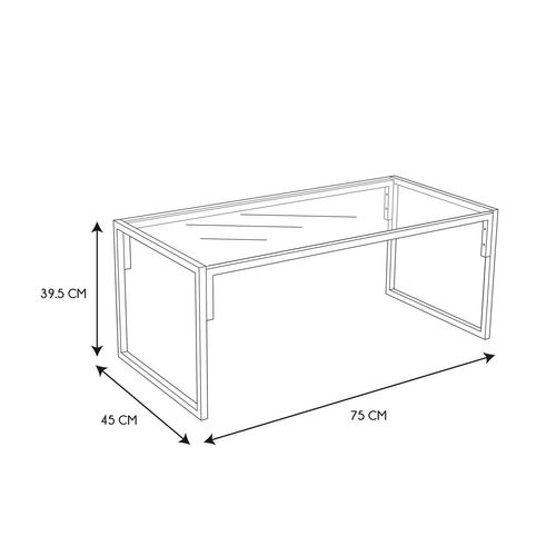 Salon De Jardin Halden - Blanc Et Marron