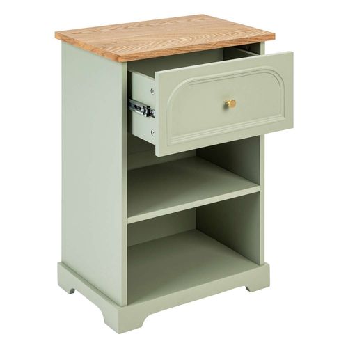 Table De Chevet En Bois Mohea - Vert