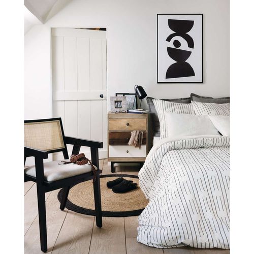 Lampe à Poser En Métal - H. 30 Cm - Noir