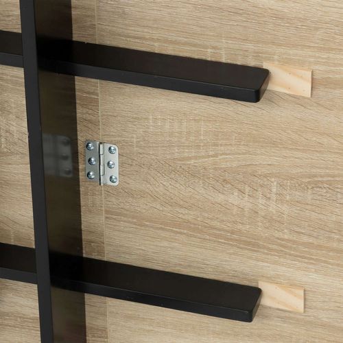 Table Extensible 2 à 6 Places En Bois - Beige Et Noir