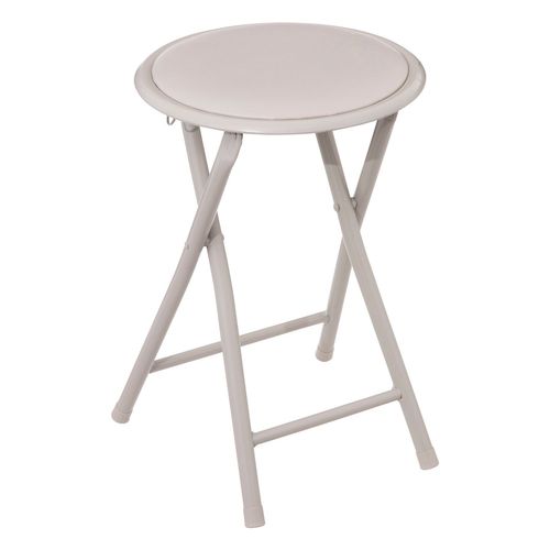 Lot De 6 Tabourets D'appoint Pliables En Pvc - Beige