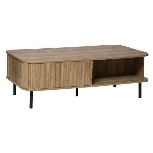 Table Basse 2 Portes En Bois Colva - Marron