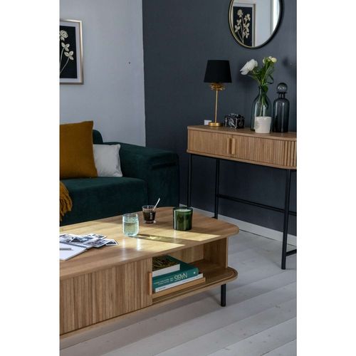 Table Basse 2 Portes En Bois Colva - Marron