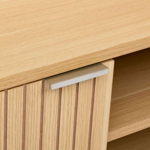 Meuble TV 2 Portes En Bois Tasso - Marron