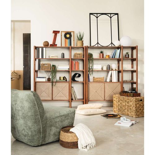 Fauteuil En Tissu Chenille Minari - Vert