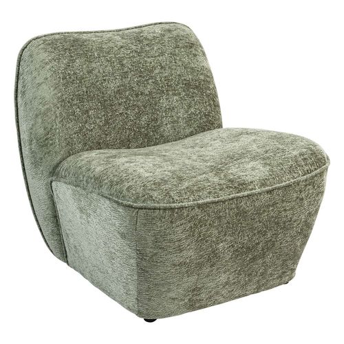 Fauteuil En Tissu Chenille Minari - Vert