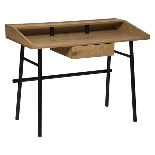Bureau Vintage 1 Tiroir En Bois Josan - Marron