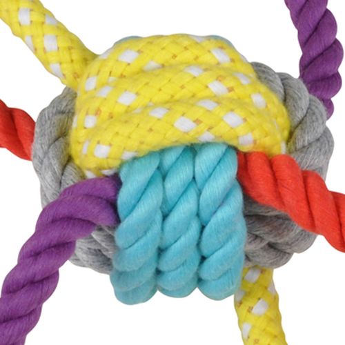 Jouet Corde 6 Nœuds Pour Chien - Diamètre 30 Cm