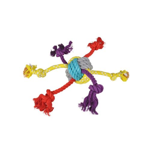 Jouet Corde 6 Nœuds Pour Chien - Diamètre 30 Cm