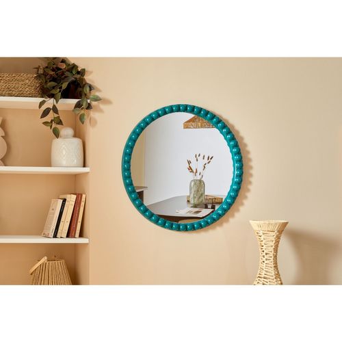 Miroir Rond Mala - Diam 60 Cm - Vert