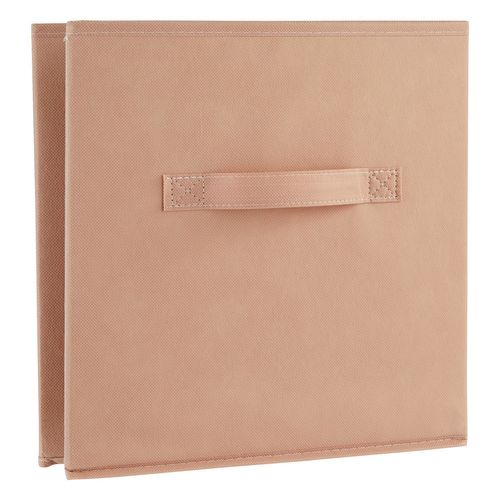 Lot De 2 Boîtes De Rangement En Tissu Mix N' Modul - L. 31 X L. 31 X H. 31 Cm - Nude
