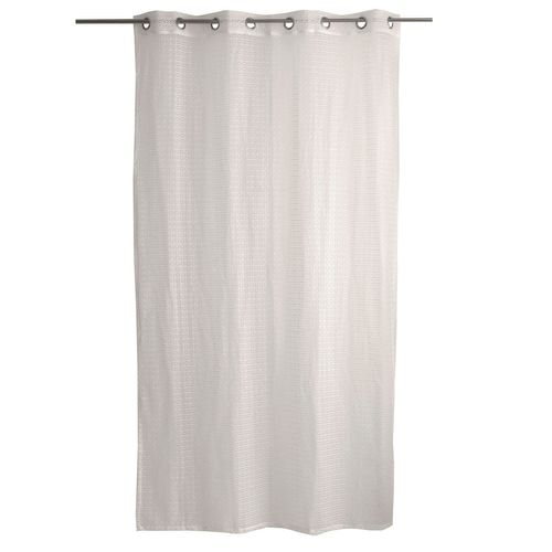 Voilage Aspect Maille Ceraiste - 140 X 240 Cm - Ecru