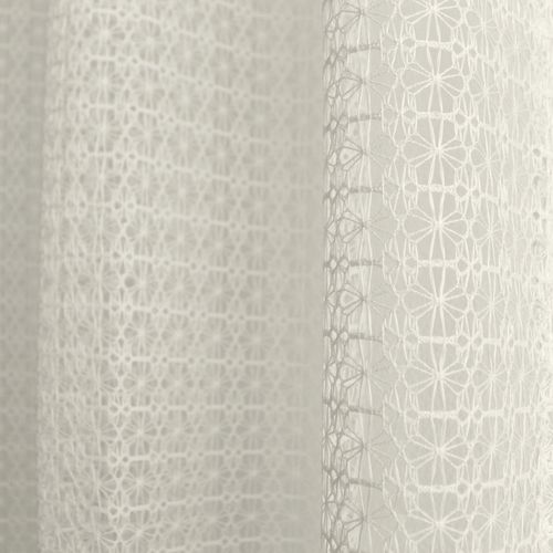 Voilage Aspect Maille Ceraiste - 140 X 240 Cm - Ecru