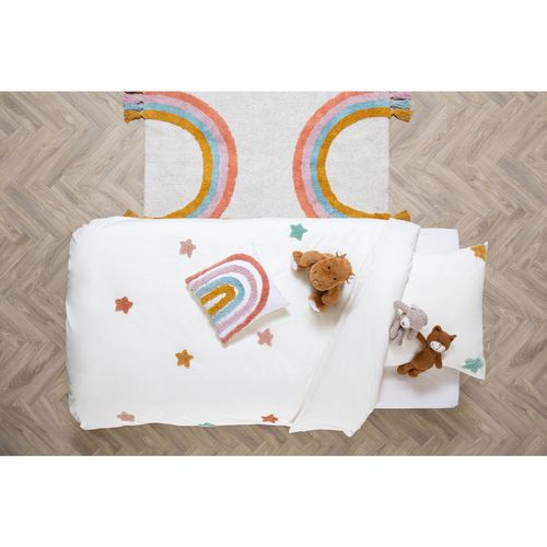 Parure De Lit Enfant Etoile En Coton Tufté - 140 X 200 Cm