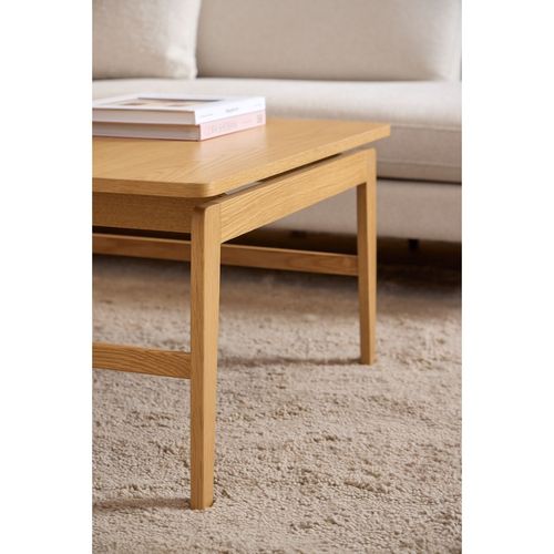 Table Basse Carrée En Chêne Aren - Marron