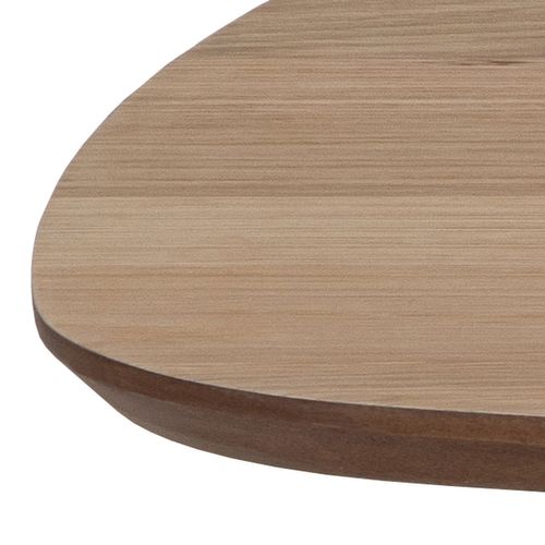 Table Basse Allongée Bois Et Métal Haldor - Beige