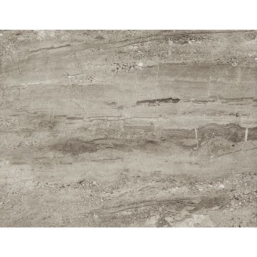 Table Basse En Bois Et Métal Haldor - Gris Brun