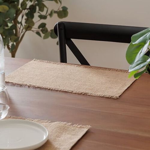 Set De Table En Coton Maha - 45 X 30 Cm - Beige