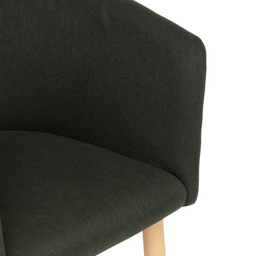 Lot De 2 Fauteuils à Diner En Velours Marlo - Vert Cèdre