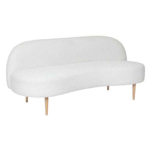 Banquette En Bouclette Insi - 2 Places - Blanc