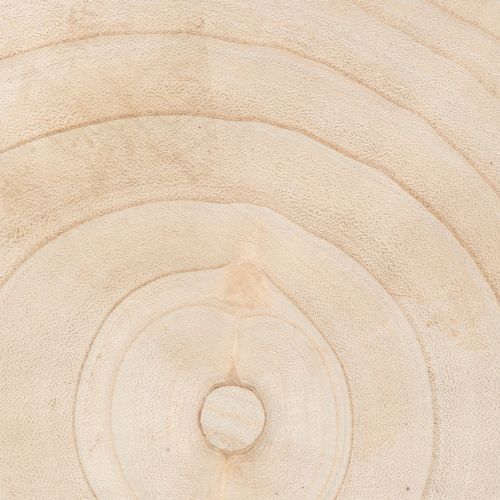 Tabouret D'appoint En Bois Massif Nyar - Beige