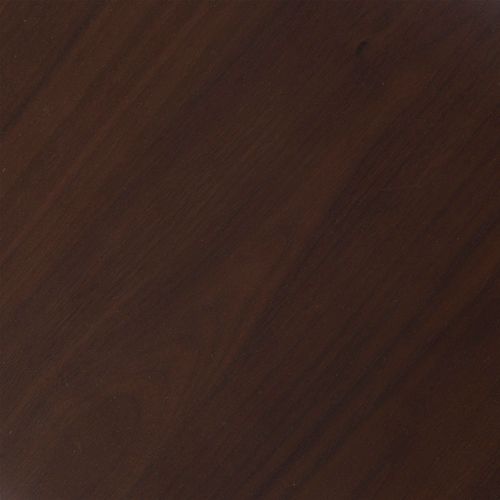 Lot De 4 Chaises Pieds Métal Assise En Bois Massif Ouro - Marron Foncé