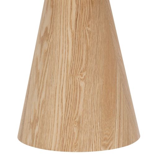 Table à Café Ronde En Métal Et Bois Hercyna - Beige