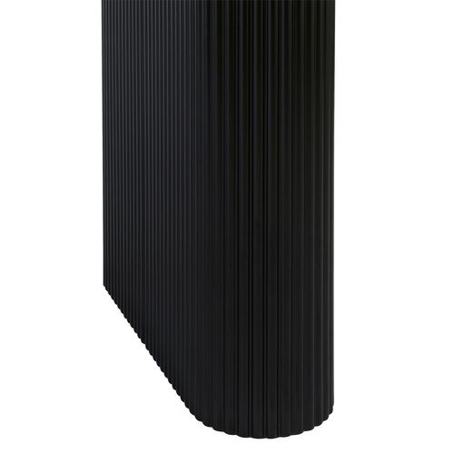 Table Basse Ovale En Bois Olova - Noir