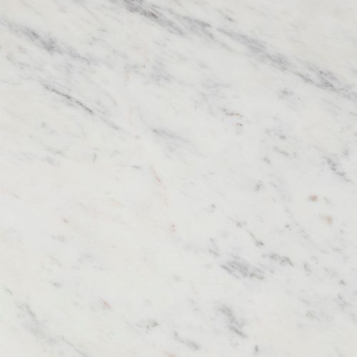 Table Basse Ronde En Marbre Et Bois Massif Nanda - Blanc