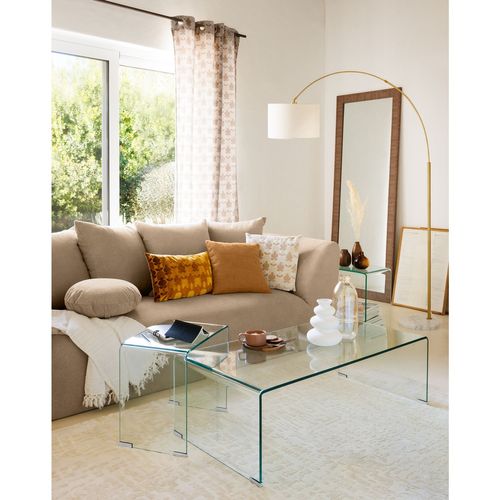 Table Basse Rectangulaire En Verre Lenia - Transparent
