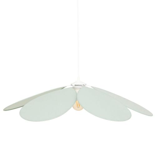 Suspension En Lin Fleur - Diam 72 Cm - Vert