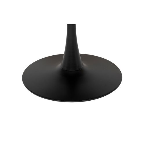 Table à Manger Ronde En Bois Pour 4 Personnes Elias - Noir