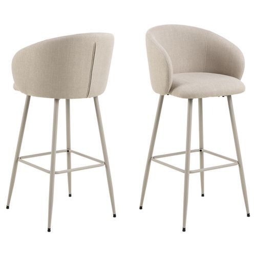 Lot De 2 Tabourets De Bar Sören - Beige