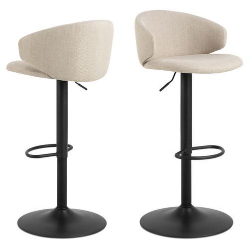 Lot De 2 Tabourets De Bar Zanzibar - Beige
