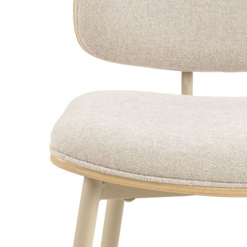 Lot De 2 Chaises De Salle à Manger Aulne - Beige