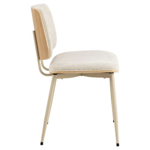Lot De 2 Chaises De Salle à Manger Aulne - Beige
