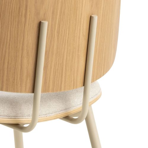 Lot De 2 Chaises De Salle à Manger Aulne - Beige