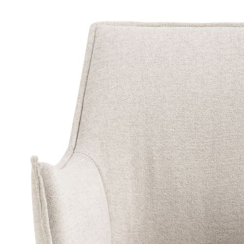 Lot De 2 Chaises De Salle à Manger Avec Accoudoirs Sorrento - Beige