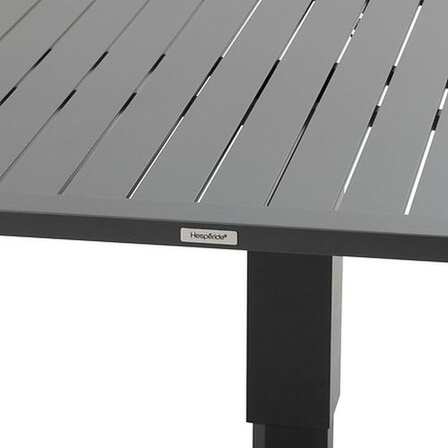 Table De Jardin Relevable Carrée En Aluminium Salimia - Graphite