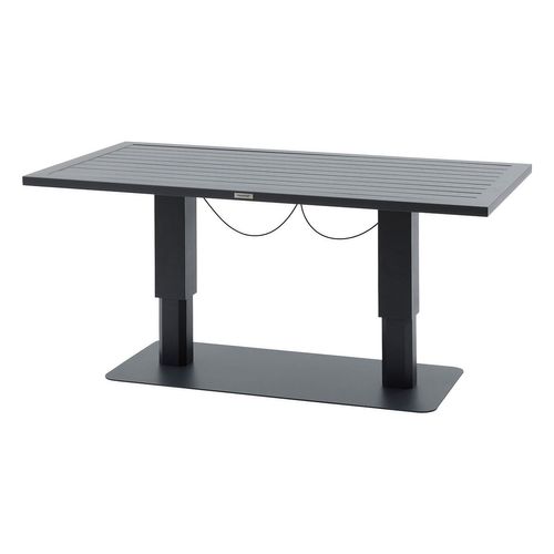 Table De Jardin Relevable Rectangulaire En Aluminium Salimia - Gris Graphite