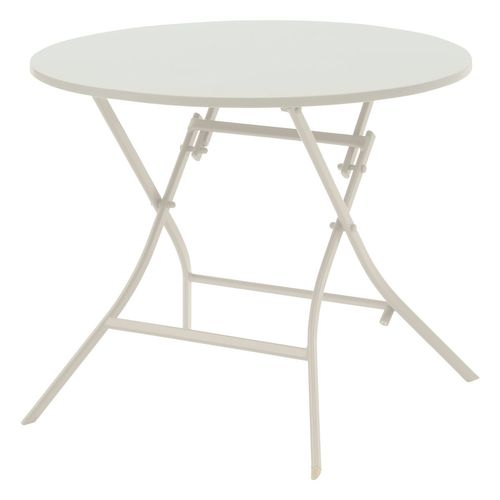 Table De Jardin Pliante Ronde 4 Places Greensboro - Argile