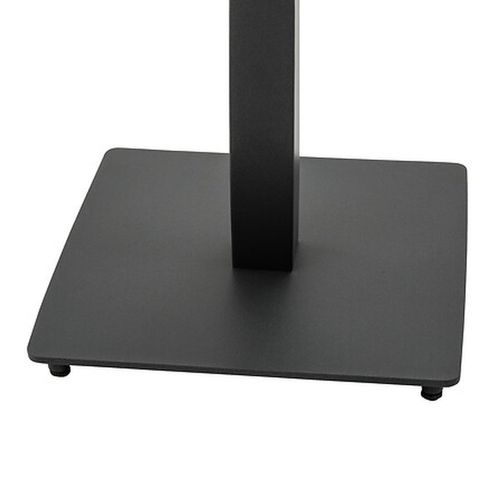 Table De Jardin Bistro Carrée En Acier Et Céramique 2 Places Lambada - Graphite