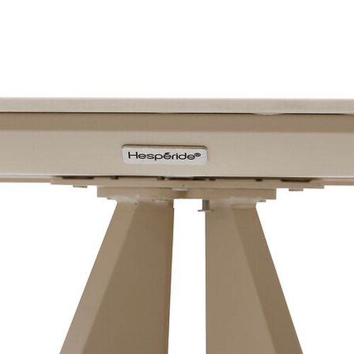 Table De Jardin Haute En Aluminium 2 Places Terzano - Vanille Et Argile