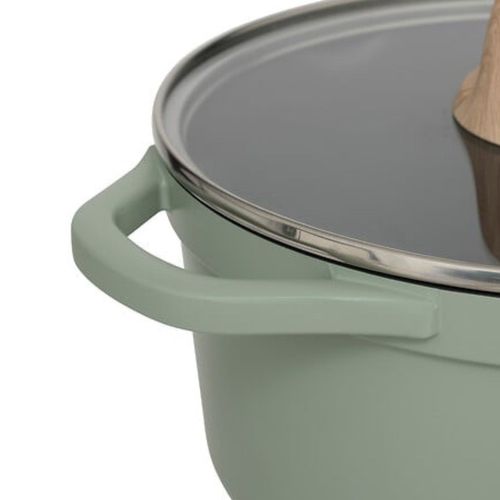 Faitout En Fonte D'aluminium Horizon - Diam. 24 Cm -vert