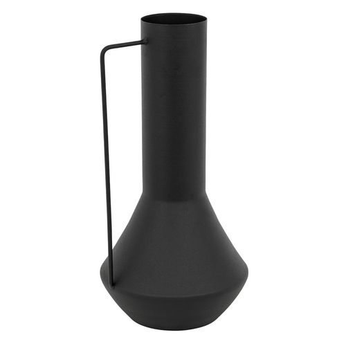 Vase En Métal Arthur - H. 34,5 Cm - Noir
